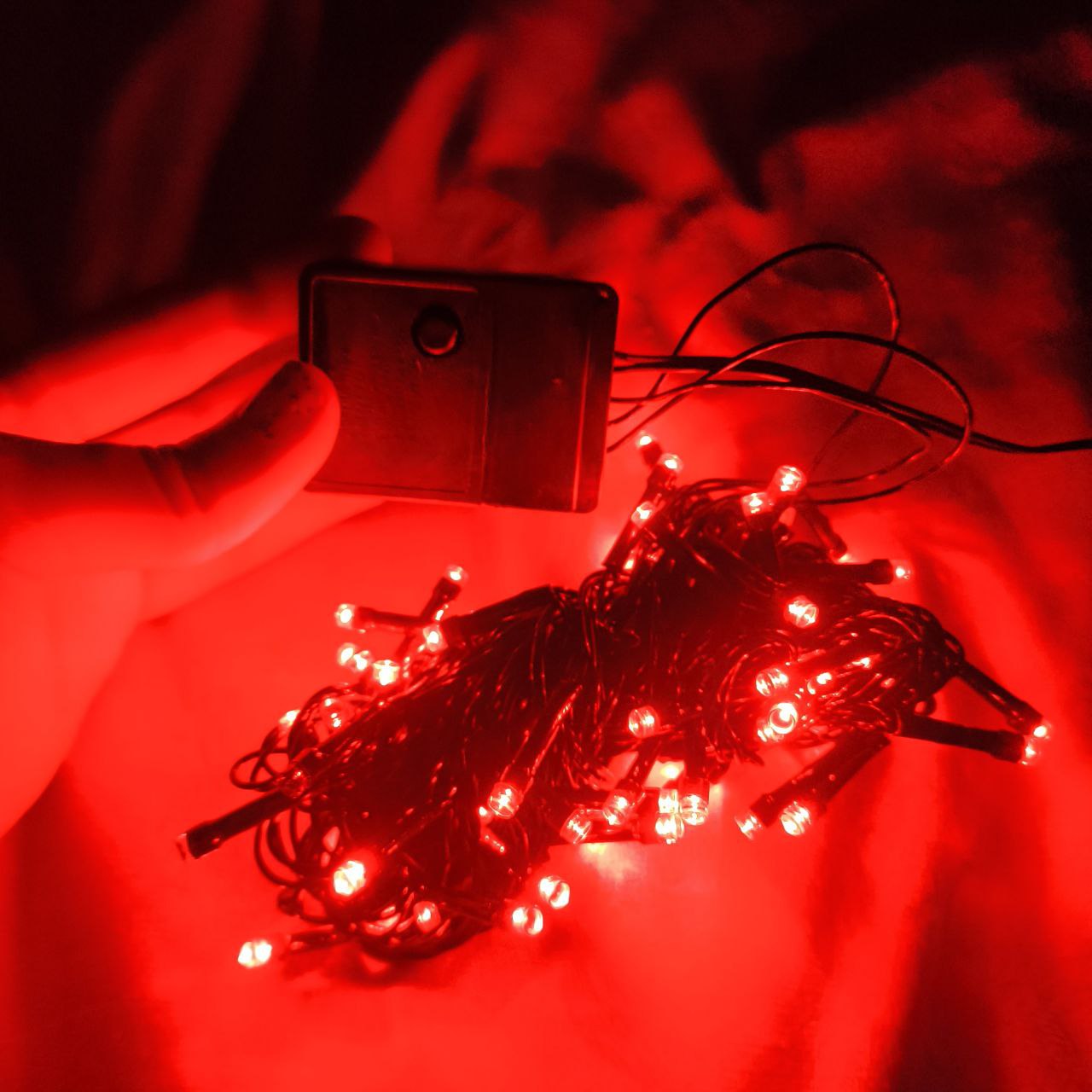 Extensión Luces LED 6 Metros 92 LED Navideñas Guirnalda Cable Verde 1414-GE100L