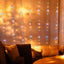 Cortina Luces LED Estrellas Navidad 4x2M Decoración 1655