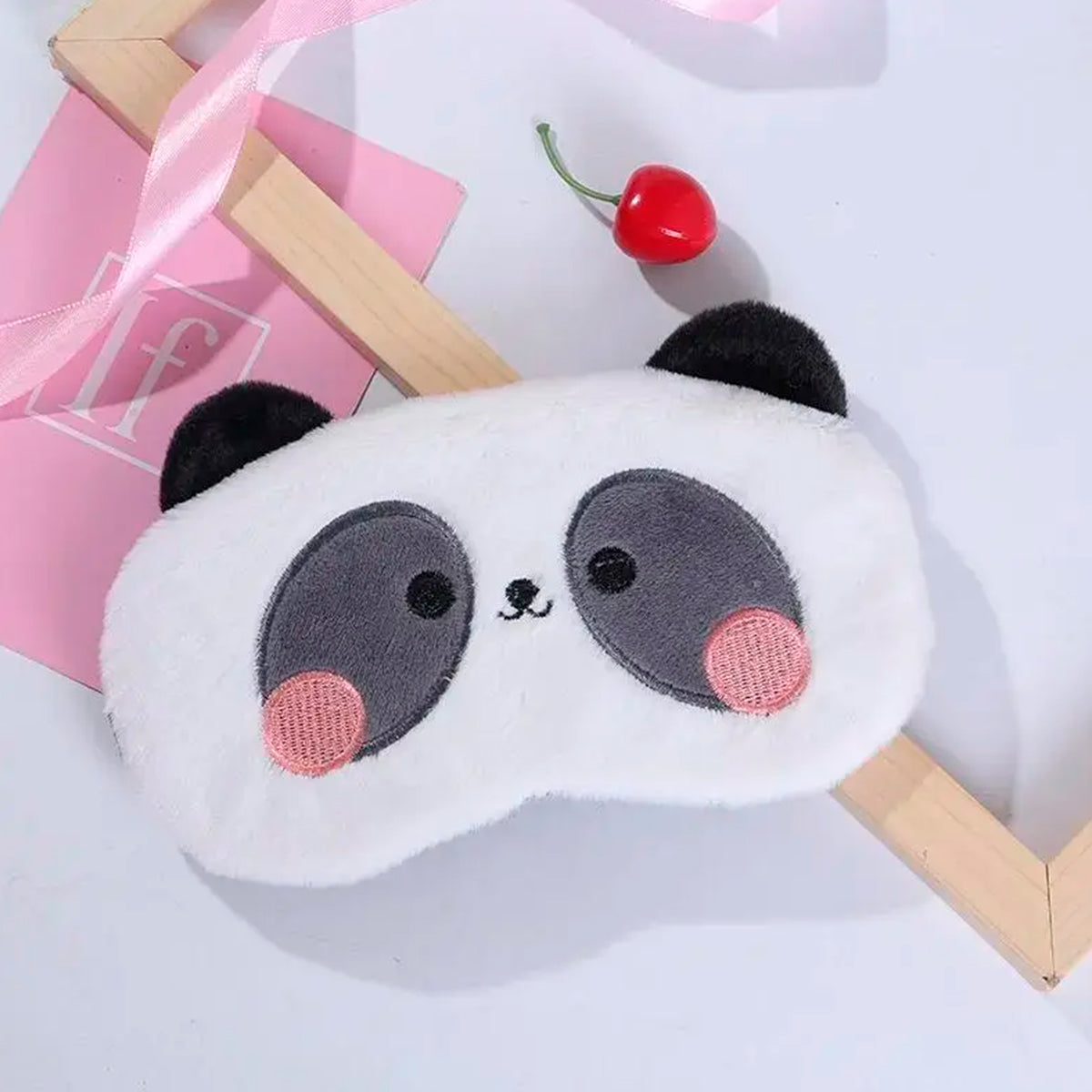 Antifaz Kawaii De Peluche para Dormir Máscara Diseño Animal H3082-3