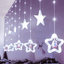 Cortina Intercalada Estrellas 3M Luces Led Navidad 1640A