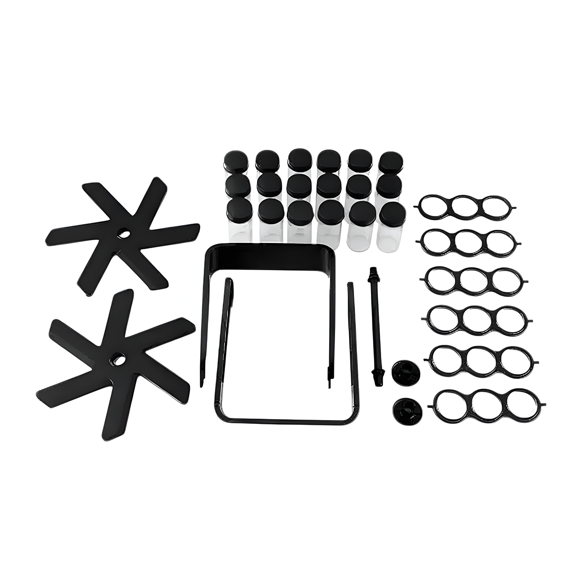 Especiero Giratorio con 18 Frascos Organizador de Condimentos Condimentero BA-14