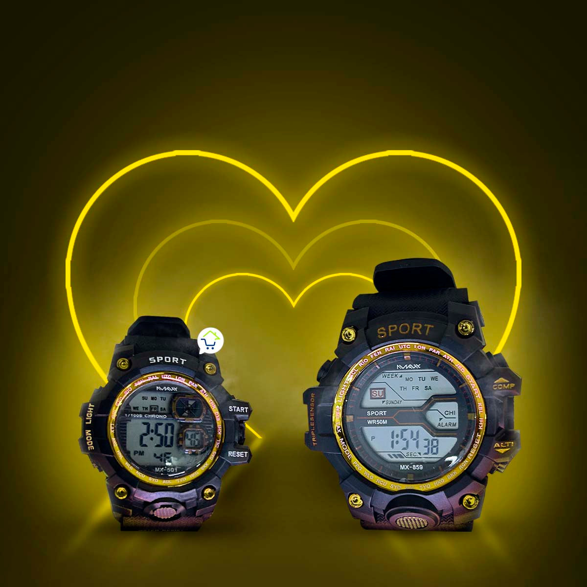 Relojes De Pareja Led Digital Para Hombre y Mujer RLJX2