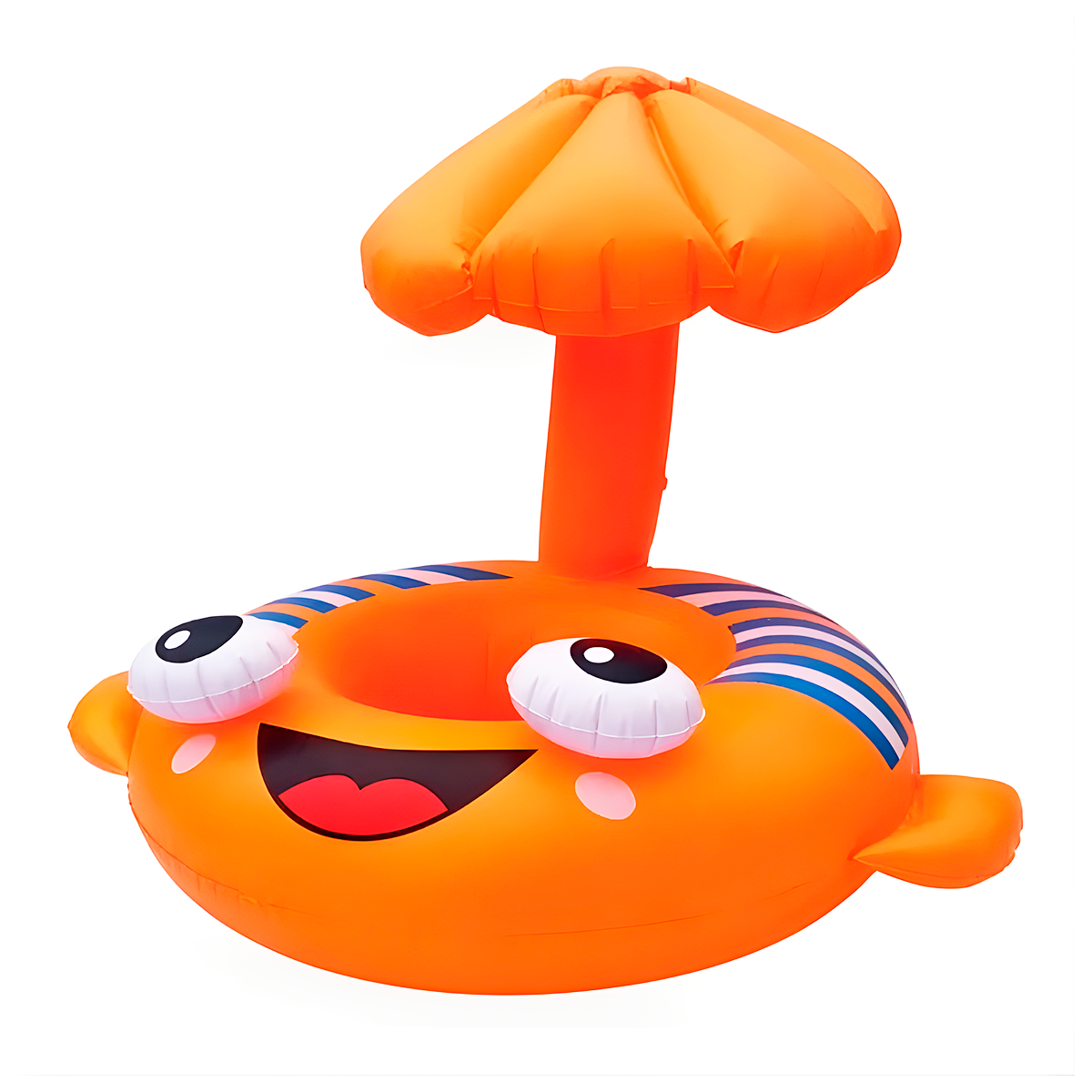 Flotador Pez Inflable Sombrilla Protectora Salvavidas Infantil Piscina MYT-87