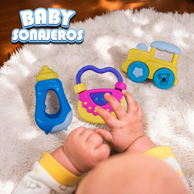 Sonajeros Para Bebés x3 Juguete 551-2