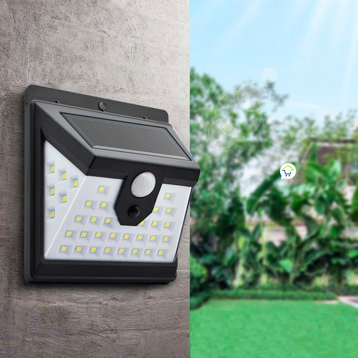 Luz Led De Pared Solar Recargable T2866