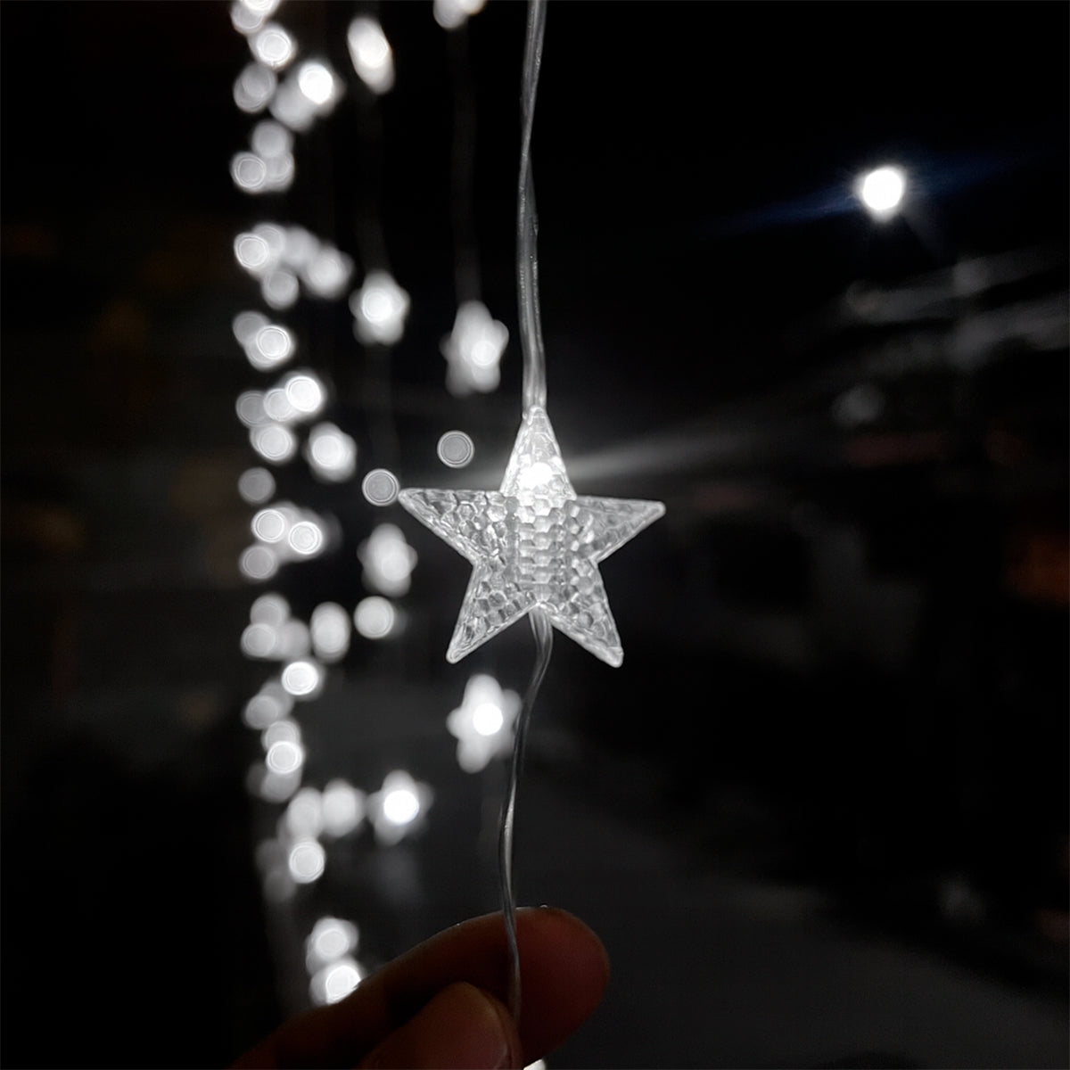 Cortina De Estrellas 3 M 120 LED Navidad 1820