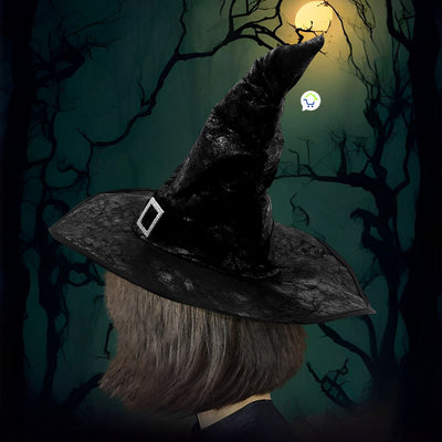 Sombrero De Bruja Accesorio Disfraz Halloween OF-637