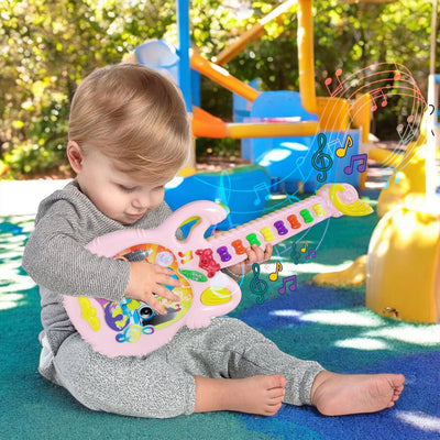 Guitarra De Juguete Luces y Sonido Niños AJ078