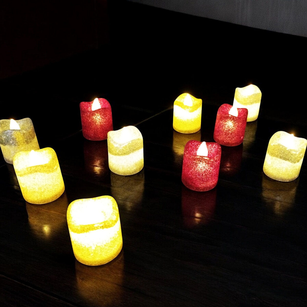 Velas luces Led X24 Decoración Hogar SLT204