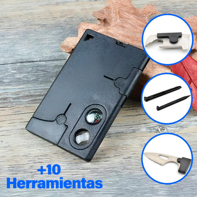 Tarjeta Herramienta Multifuncional 10 en 1 Portable JF-42