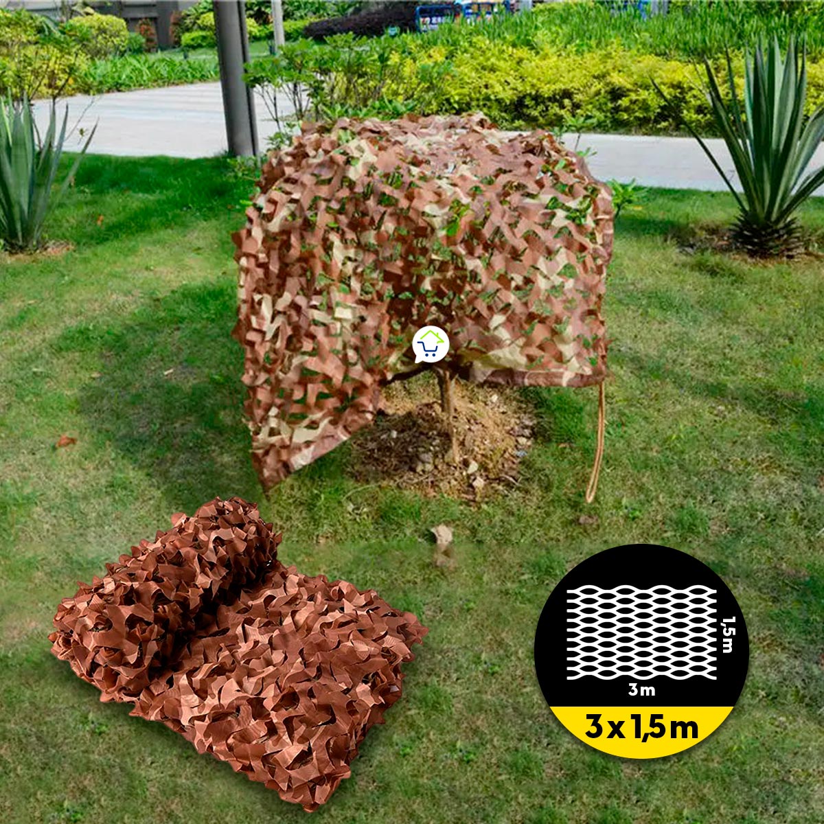 Red Ghillie De Camuflaje Militar Malla De Protección Caza Sombra CENC-030