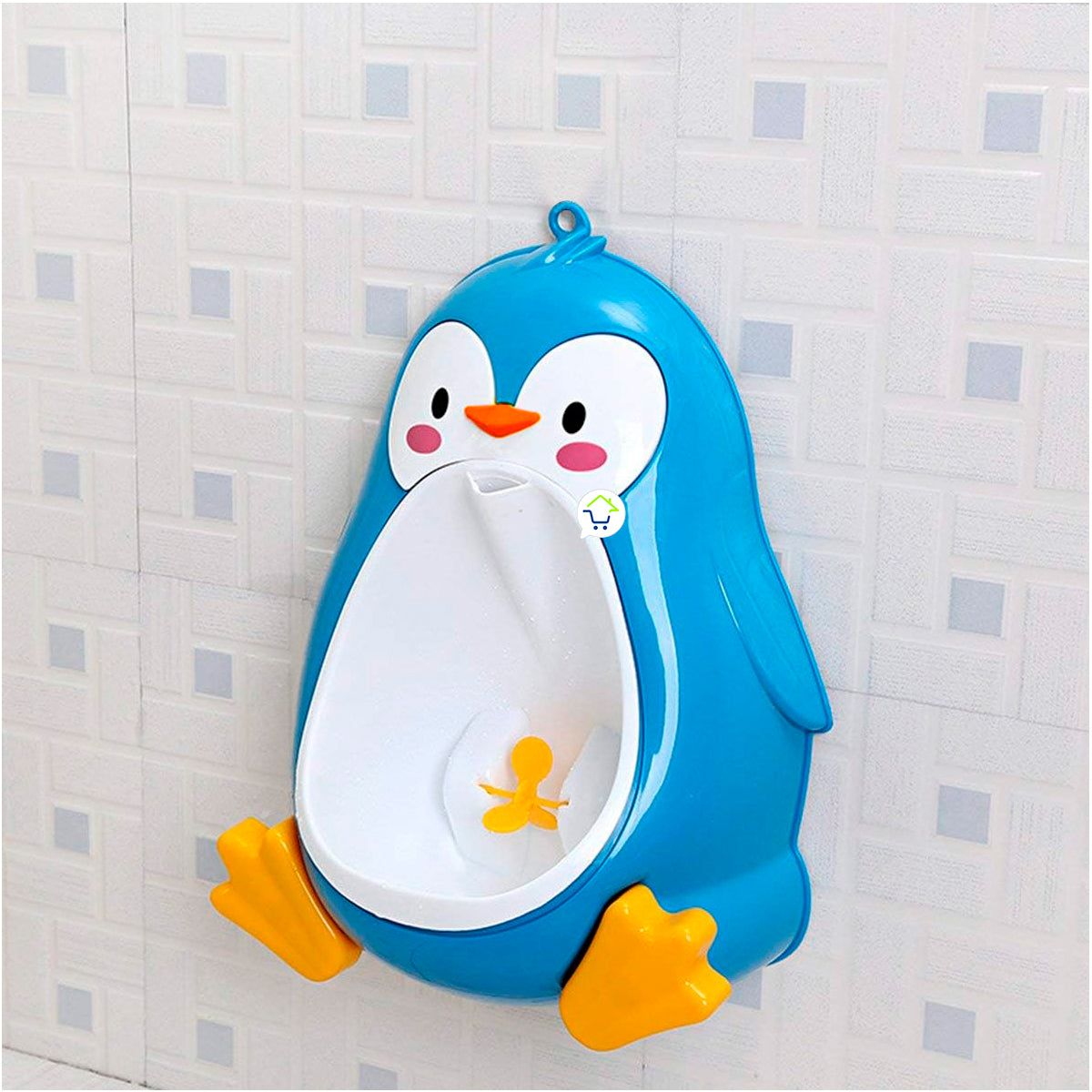 Orinal Portátil Infantil De Pingüino Para Pared Entrenamiento Niño 36044-3