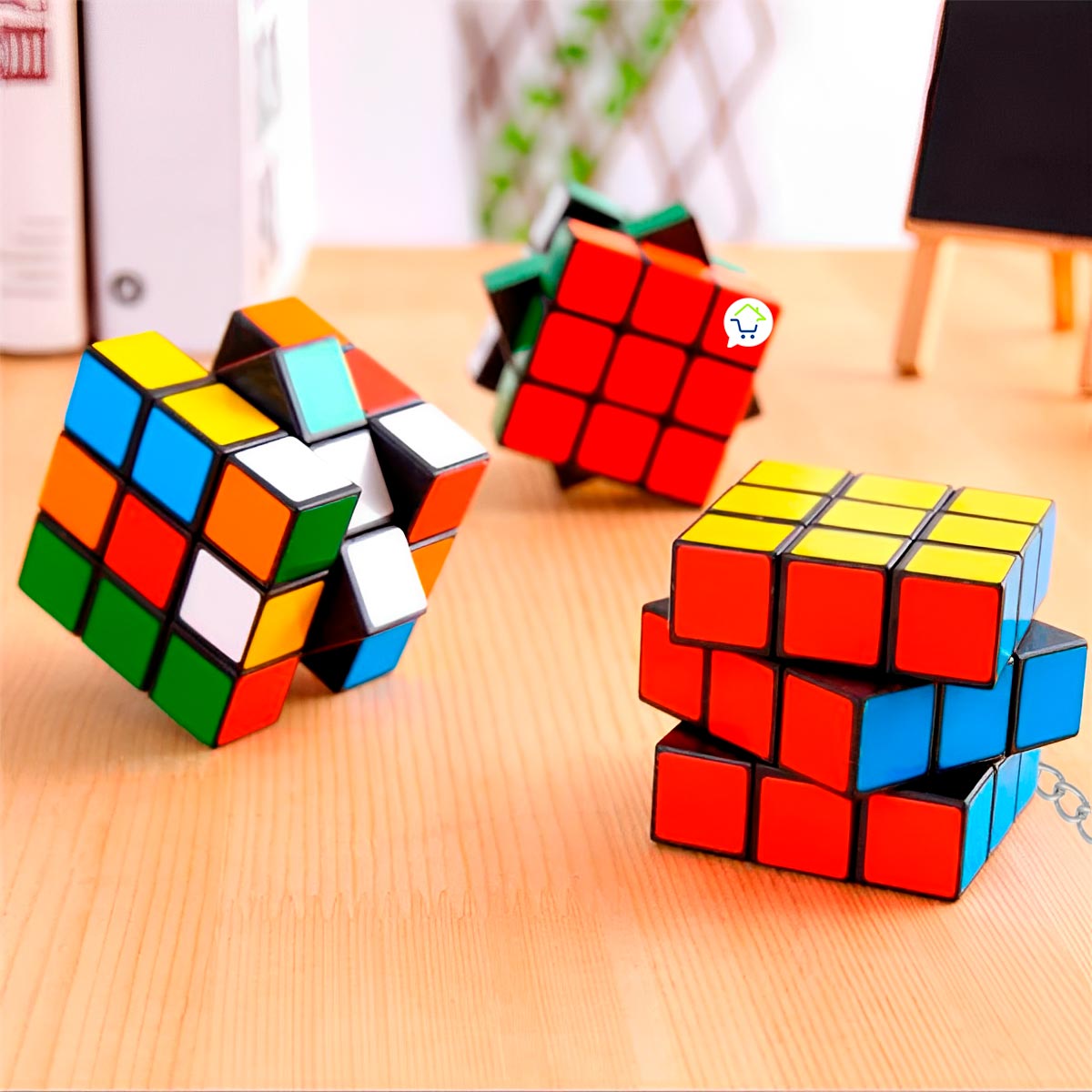 Llavero x3 Cubo Rubik Pequeño Juguete GMCUB284