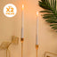 Vela Larga LED x2 Decorativa Efecto Real 830-33