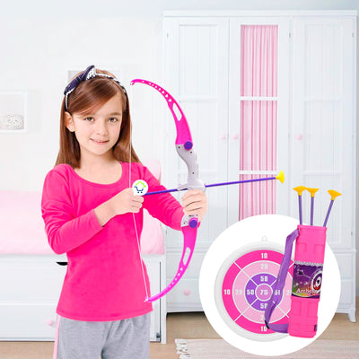 Set De Tiro Al Blanco Arco + Flechas + Diana Juego Infantil 920C