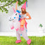 Disfraz Inflable Unicornio Traje Montable Fiesta Disfraces Halloween OF463