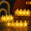 Velas LED X24 Texturizada Decoración Hogar L022