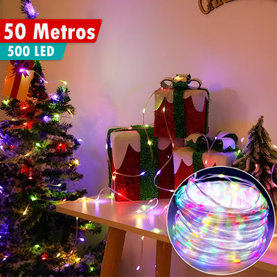 Luz Micro LED Lineal 50 Metros 500 Luces Navidad 1721