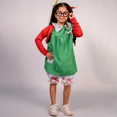 Disfraz De La Chilindrina Para Niña y Adulto Carnaval Halloween DSCHI02