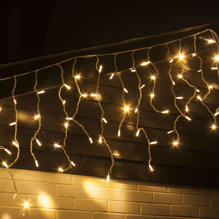 Cortina LED Intercalada 6 Metros 192 LED Decoración Navideña Interior Navidad AL-079