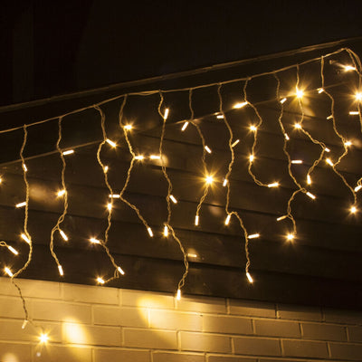 Cortina LED Intercalada 6 Metros 192 LED Decoración Navideña Interior Navidad AL-079