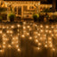 Cortina LED Intercalada 3 Metros 96 LED Navidad Decoración Navideña AL-078