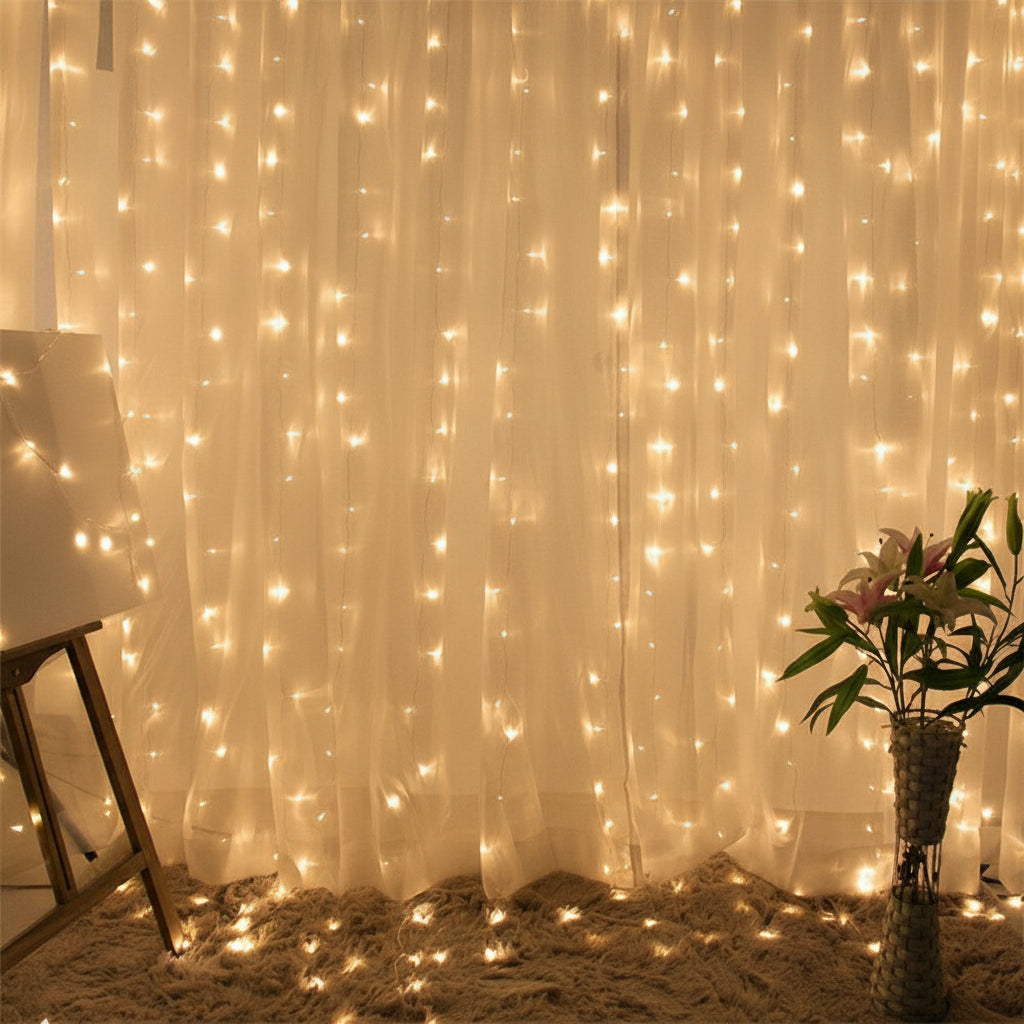 Luz Cascada 6X2 Metros 420 LED Luces Navidad 480LEDB2