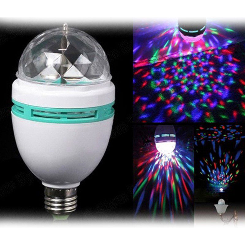 Bombillo Discoteca LED Auto Giratorio Efecto Disco Luz KL2181