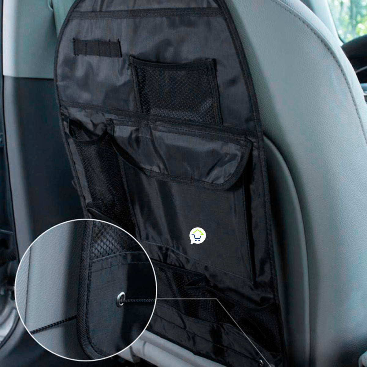 Organizador x2 Para Asiento Trasero Ahorra Espacio Carro Coche CENC-018