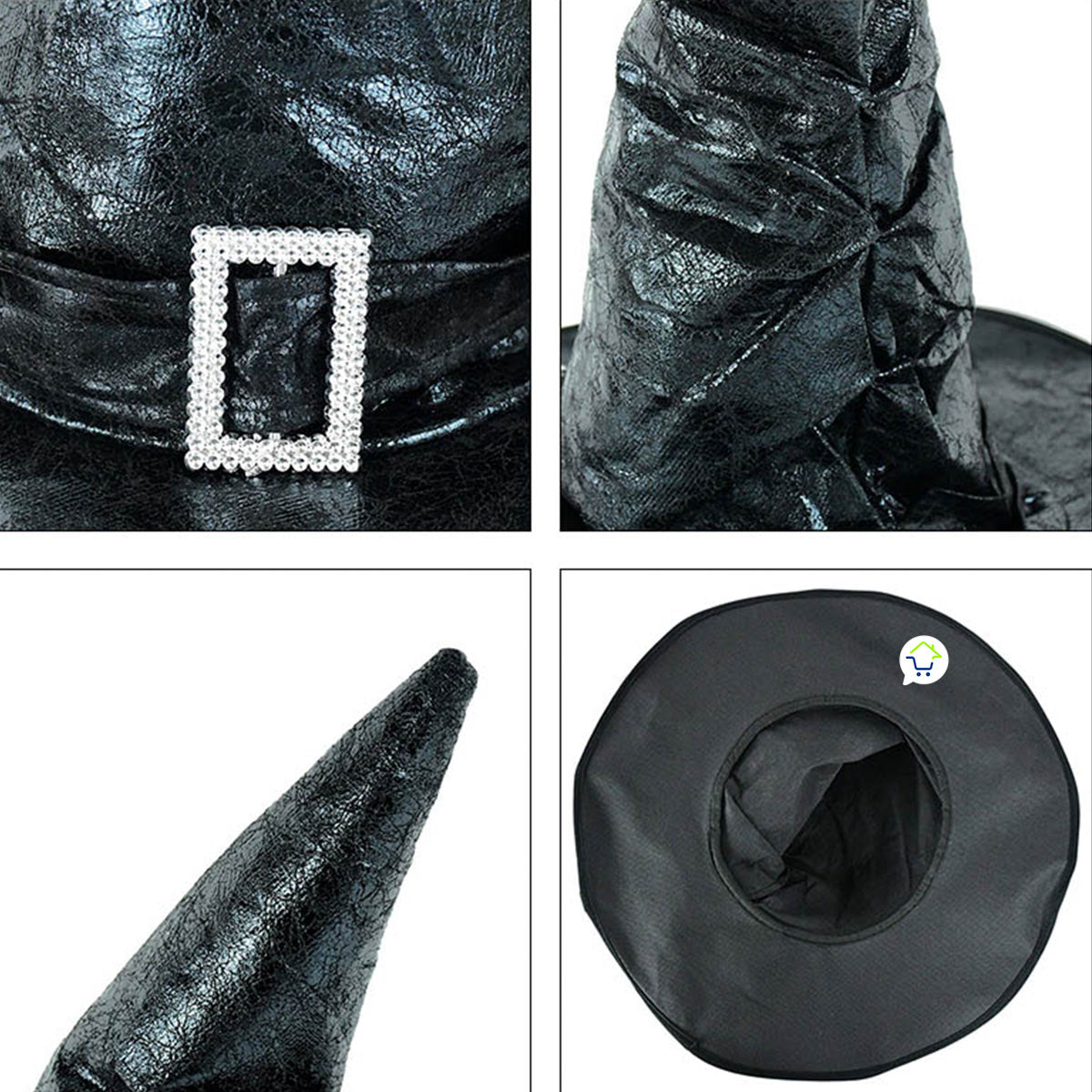 Sombrero De Bruja Accesorio Disfraz Halloween OF-637