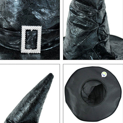 Sombrero De Bruja Accesorio Disfraz Halloween OF-637