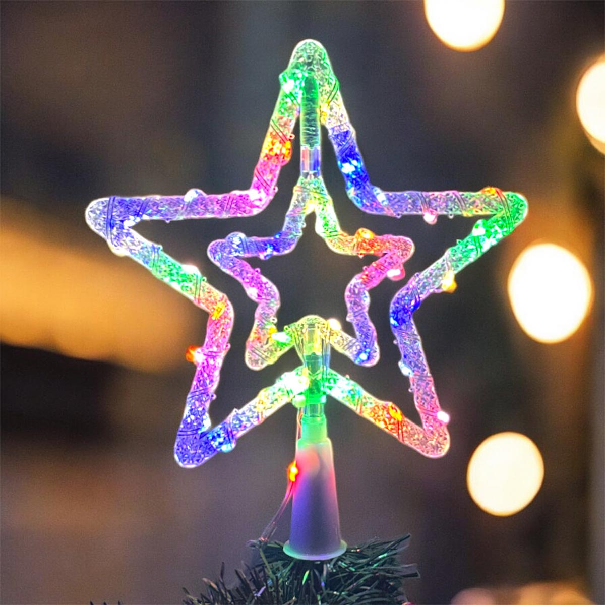 Estrella Árbol De Navidad Luz LED 2283