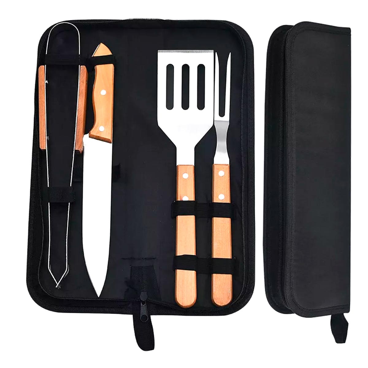 Kit Asado Bbq 4 Piezas Utensilios Cocina MY-XQD001