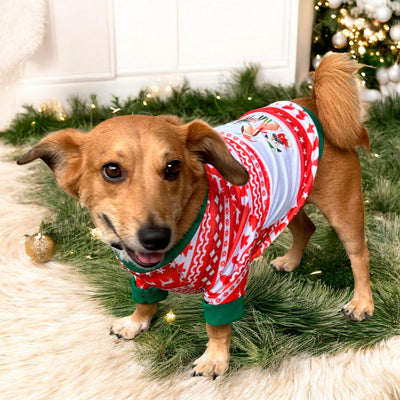 Disfraz Para Mascotas Suéter de Navidad Traje Navideño Perro Gato DPMNS