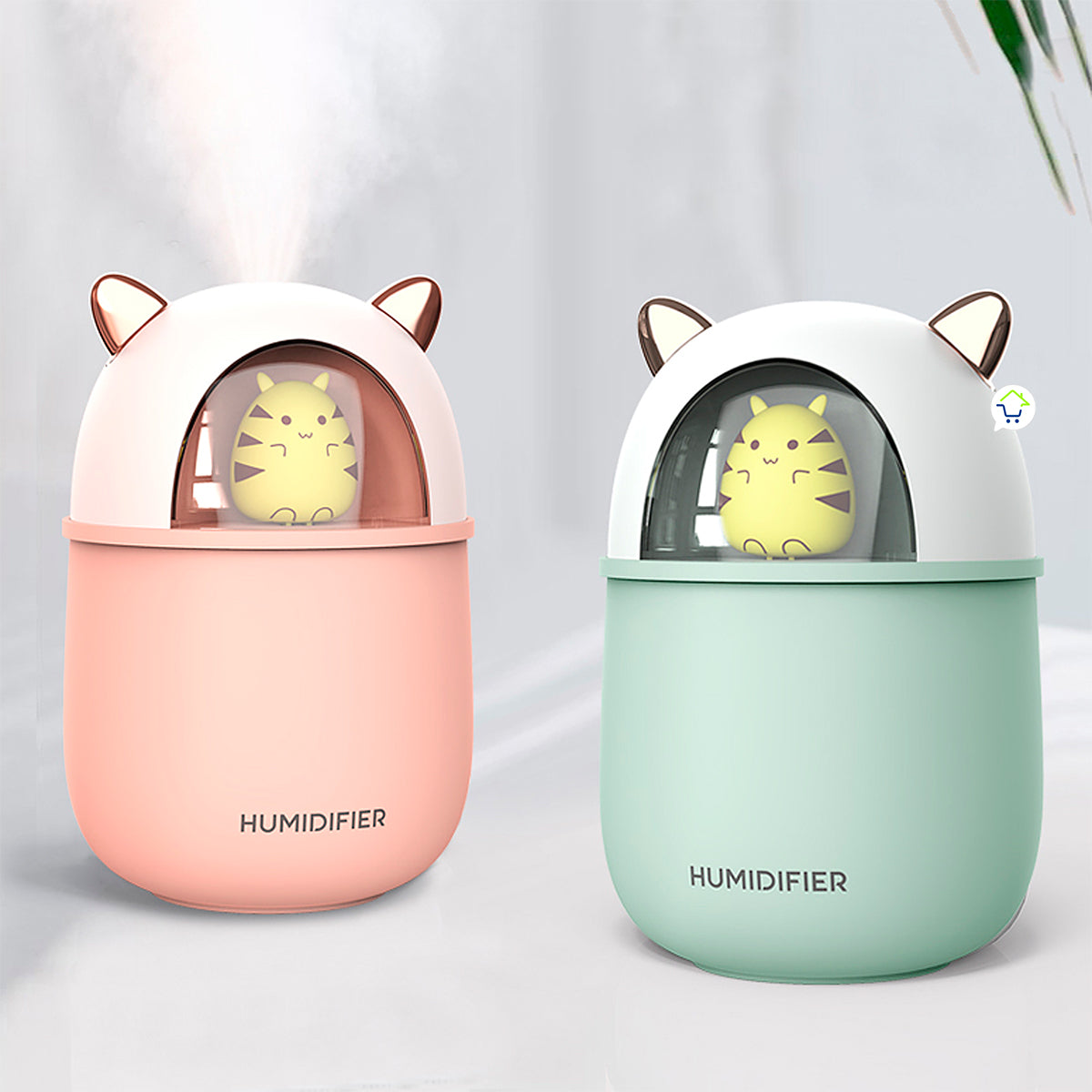 Humidificador Difusor Aromas LED Kawaii Ambientador Aromaterapia A108