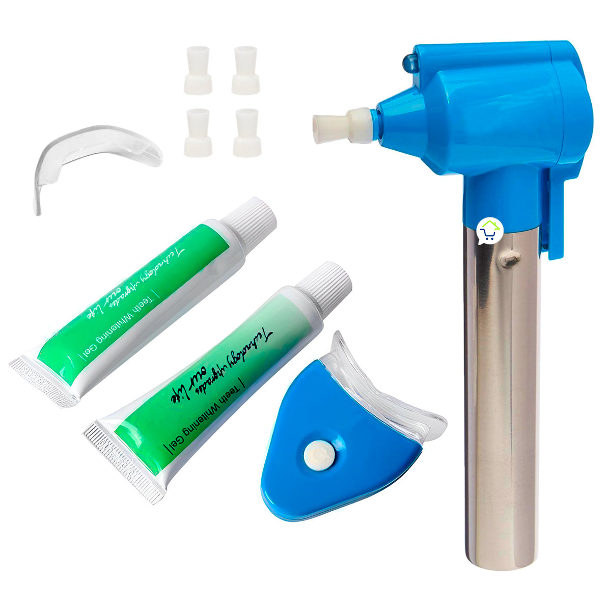 Kit Limpiador Dental Blanqueador LED Microlimpiador KIT314