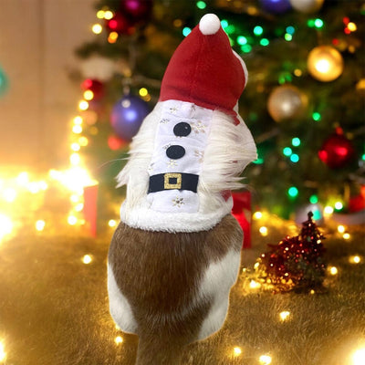 Disfraz Para Mascotas Traje Papa Noel Perro Gato DPMNTP