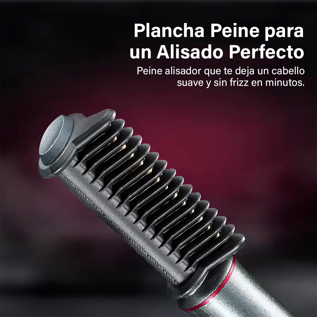 Cepillo Alisador Plancha de Cabello Inalámbrica KM-559