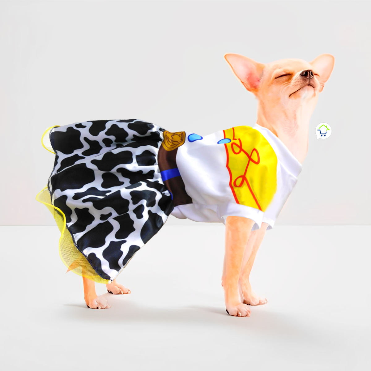 Disfraz Para Mascotas De Vaquera Perro Gato Halloween GD01VAQUE