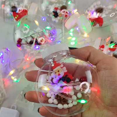 Cortina intercalada Bolas Mágicas 3 Metros 100 LED Luces Navideñas Esferas Decorativas AL-067