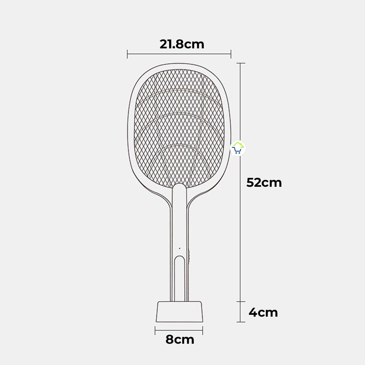 Raqueta Eléctrica Mata Zancudos Luz UV Recargable ZH-M806L