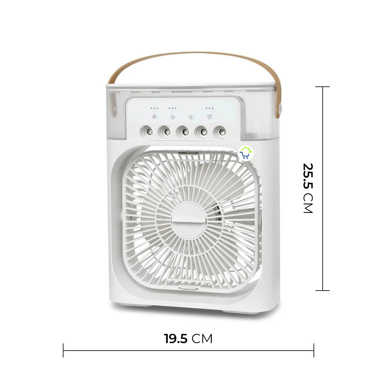 Ventilador Enfriador Humidificador Aire Led Difusor Aroma MNV-X1