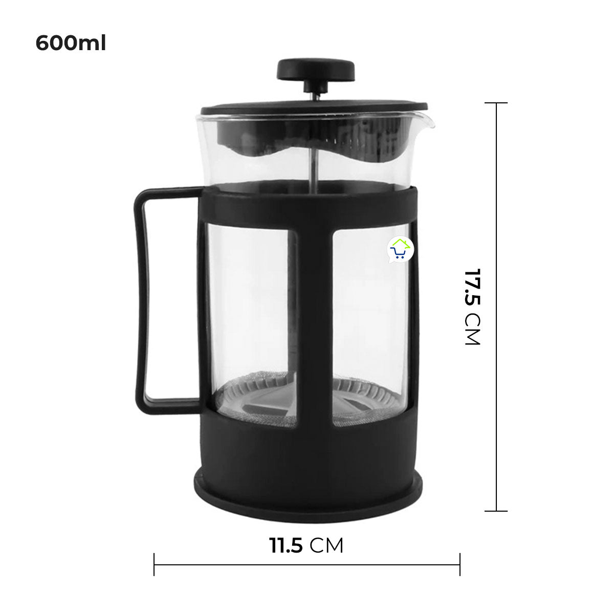 Cafetera Prensa Francesa Manual Café Filtro 6300-B
