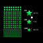 X2 Proyectores de Estrellas Lámpara Giratoria + Gratis Estrellas y Planetas x414 Luminosos Fluorescentes CFAT12