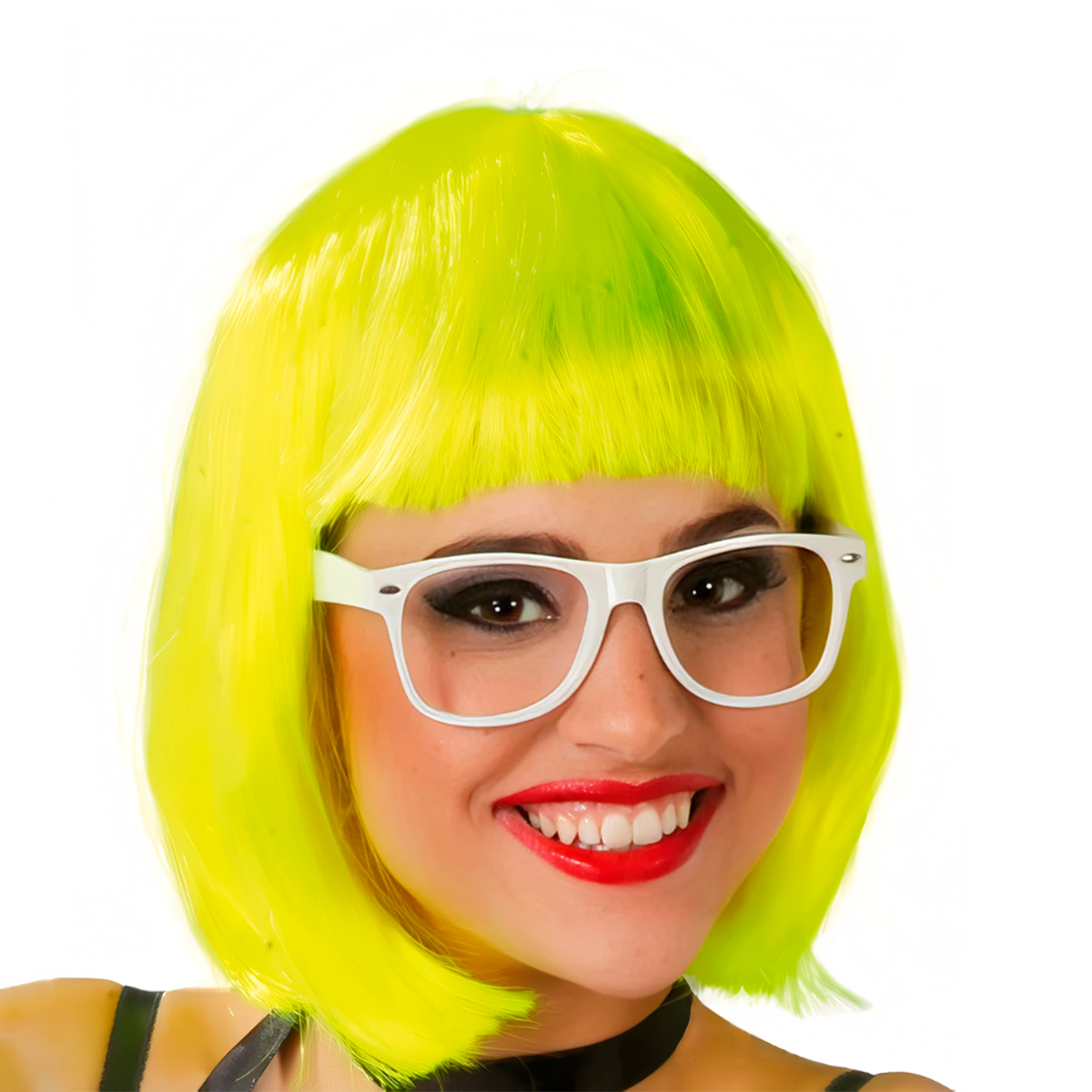 Peluca Corta Con Flequillo Fiesta Halloween Disfraces KL1027-40
