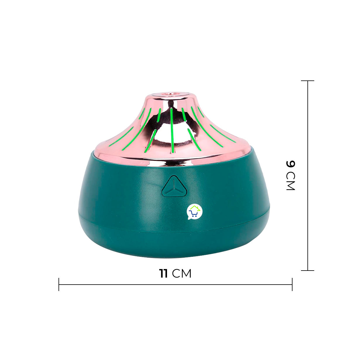 Humidificador Volcán Led RGB Difusor de Aromas X9