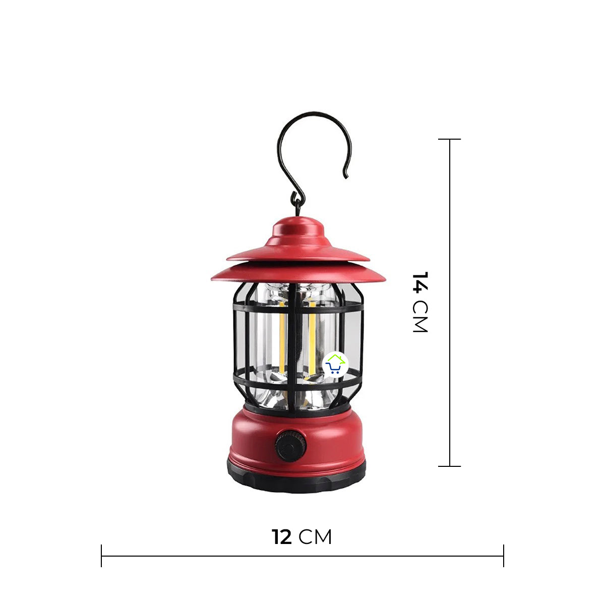 Lámpara Led Camping Vintage Recargable Portátil K-20