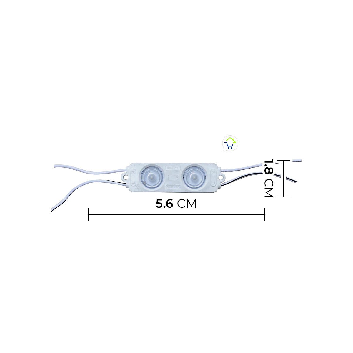 Módulo 2 LED Lupa Iluminación Letreros MDLED2