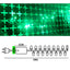 Cortina de Luz LED Verde 6 m Decoración Navideña y Festiva para Hogar 1405-E100L