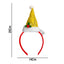 Diadema Navideña con Gorrito LED Fiesta y Navidad DGNL2